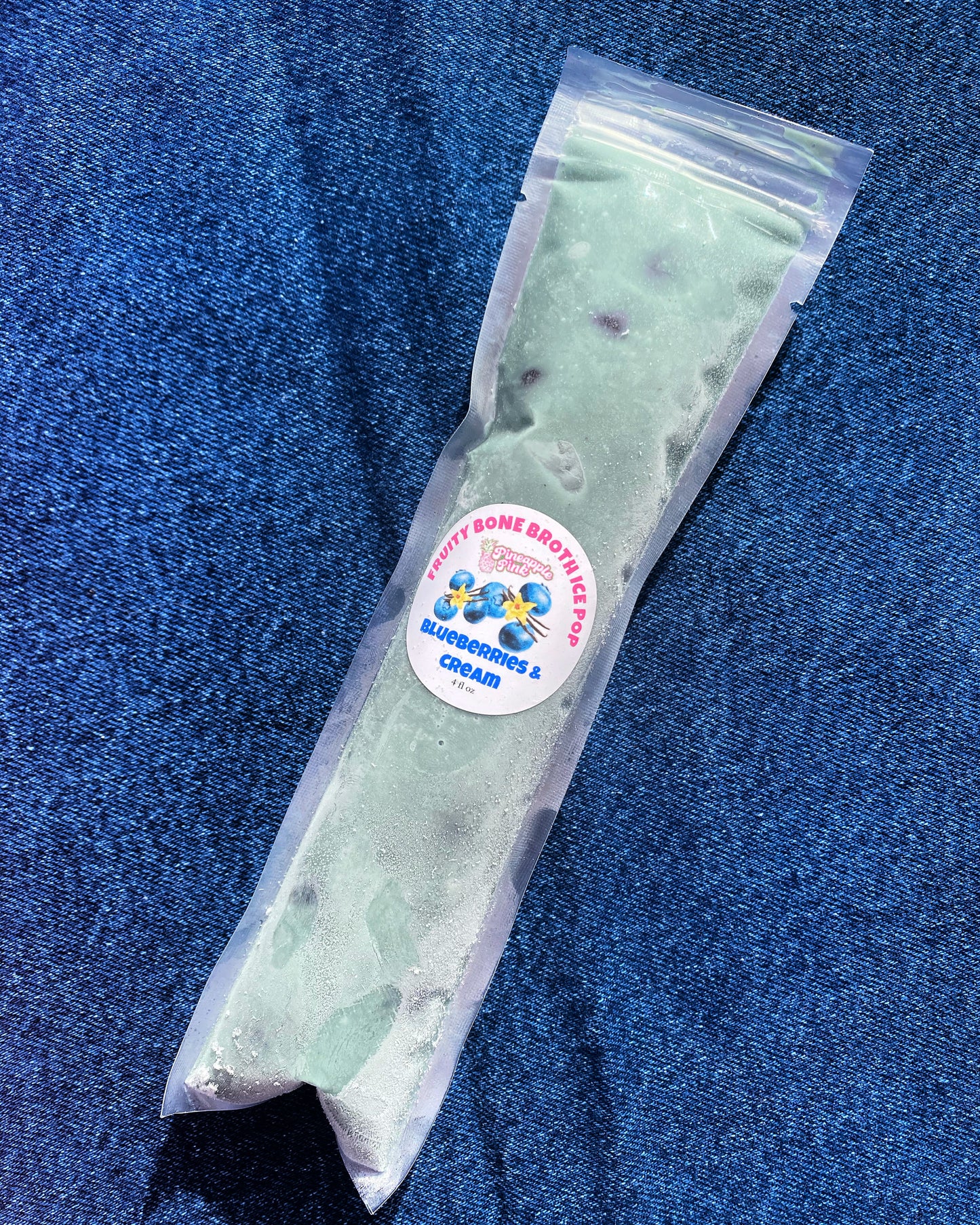 Blueberries & Cream Broth Pop - 5 Pack