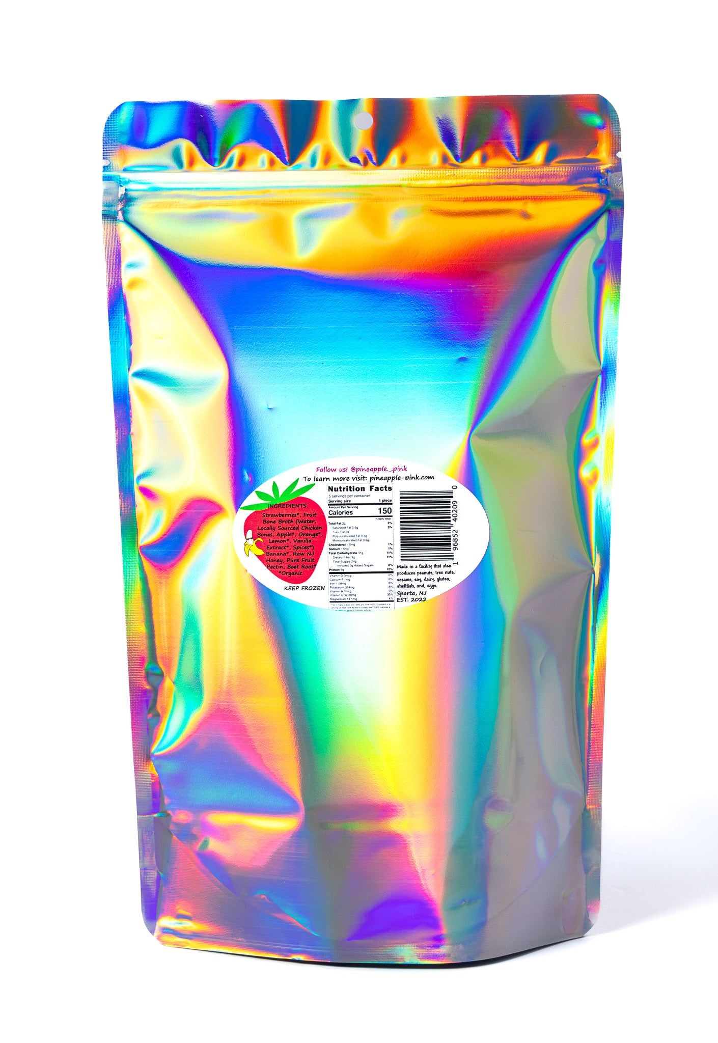 Strawberry Banana Broth Pop - 5 Pack