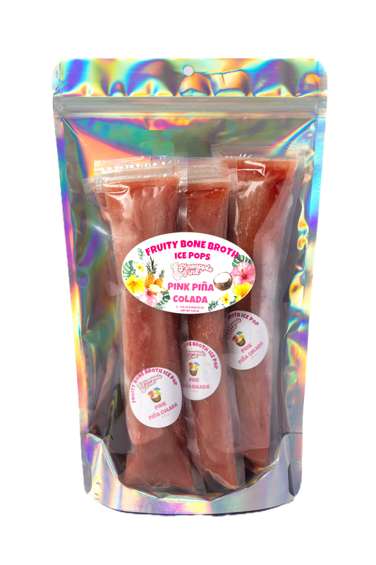 Pink Piña Colada Broth Pop - 5 Pack