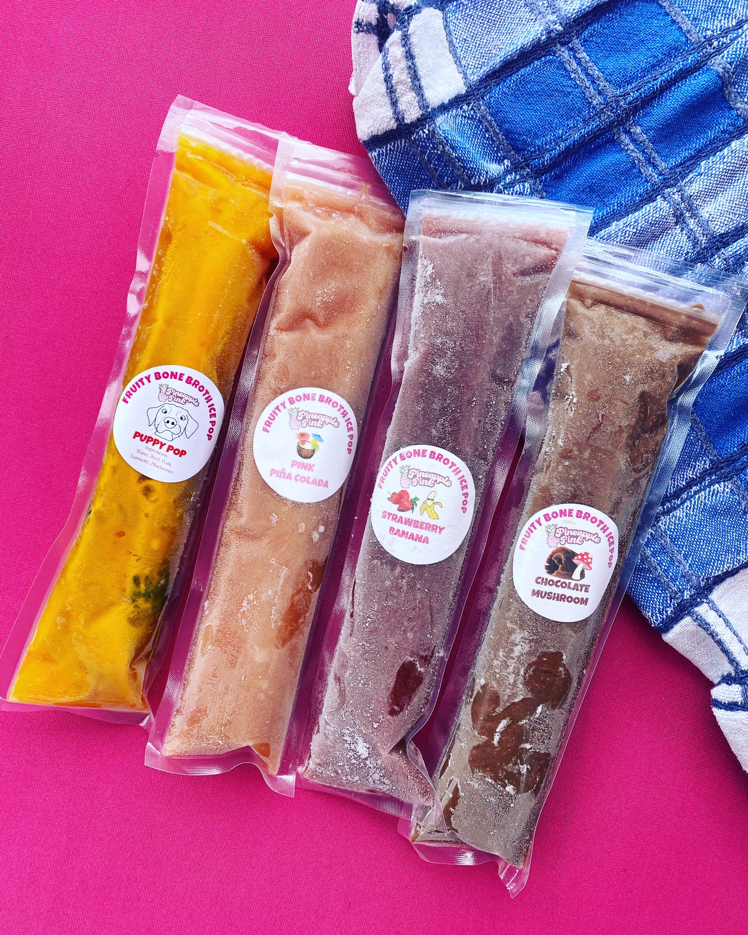 Fruity Bone Broth Ice Pops