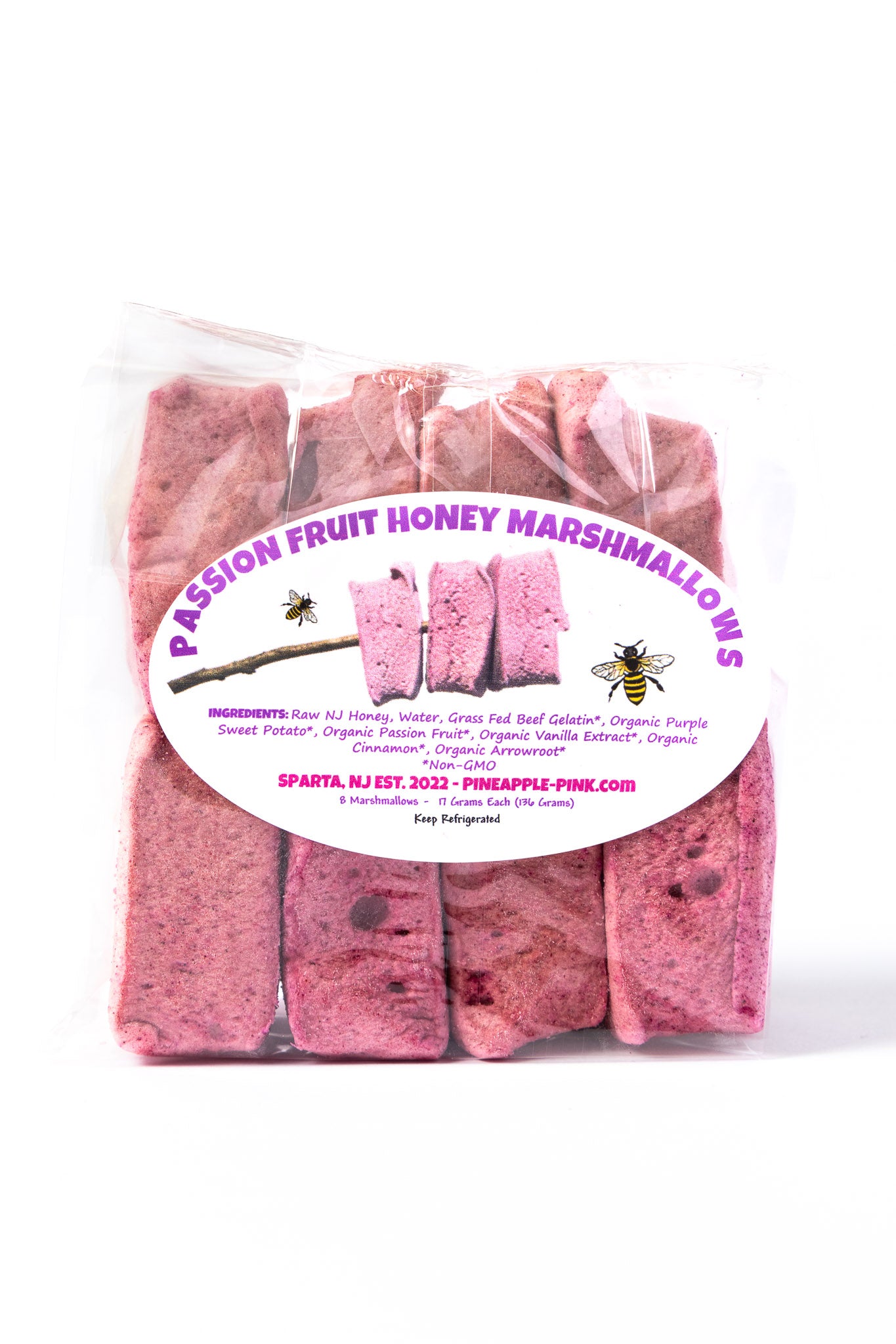 Purple Passion Honey Marshmallows