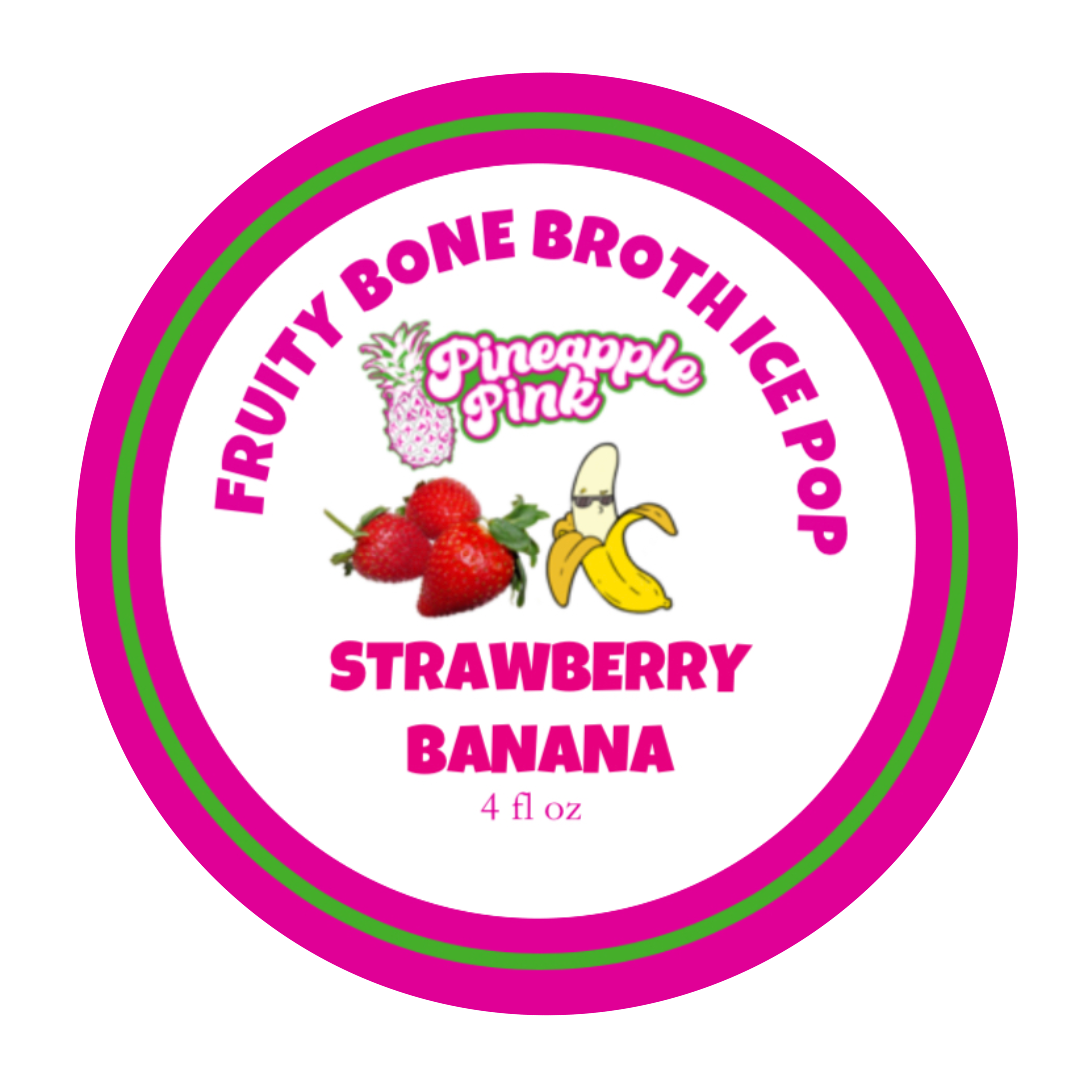 Strawberry Banana Broth Pop - 5 Pack
