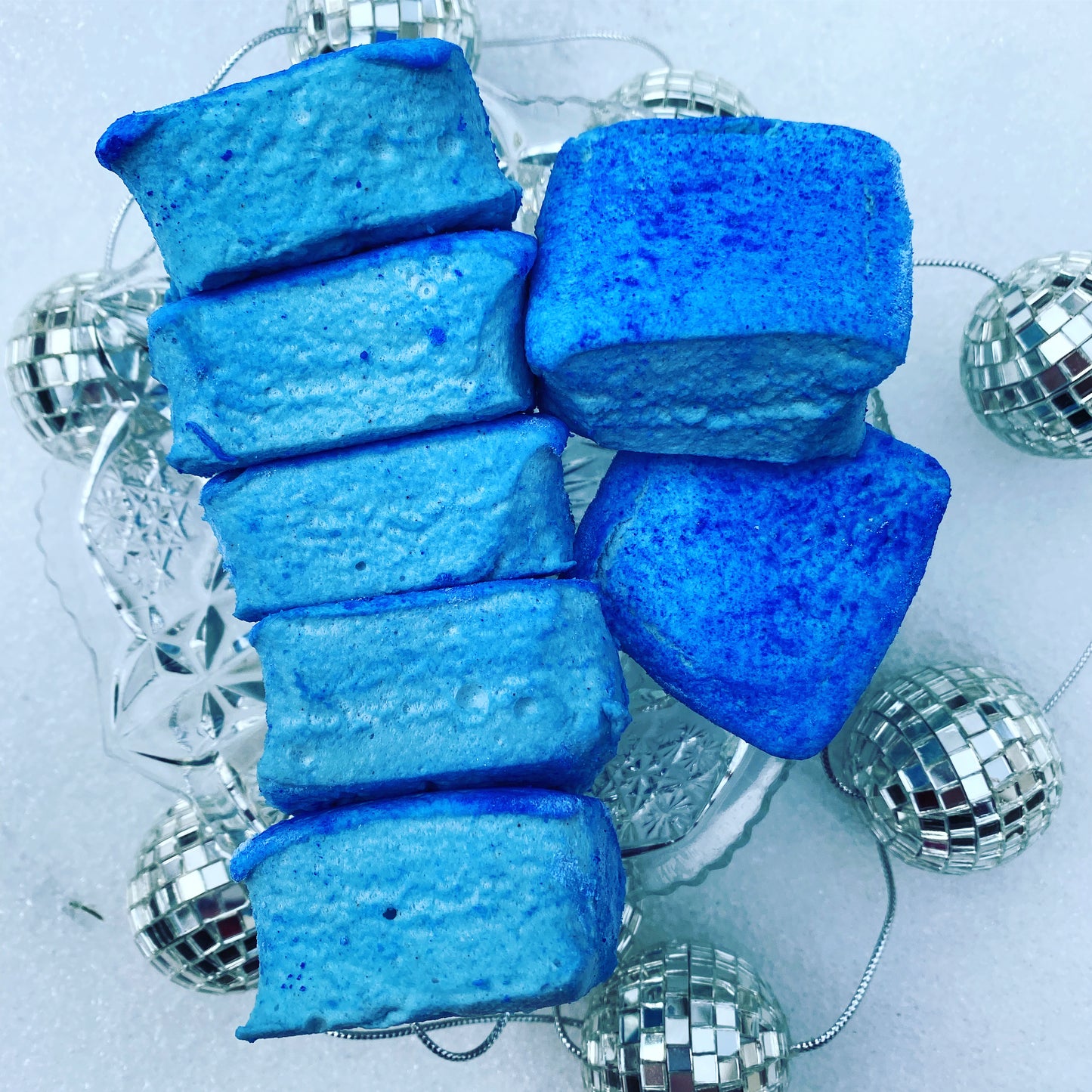 Blue Spirulina Marshmallows